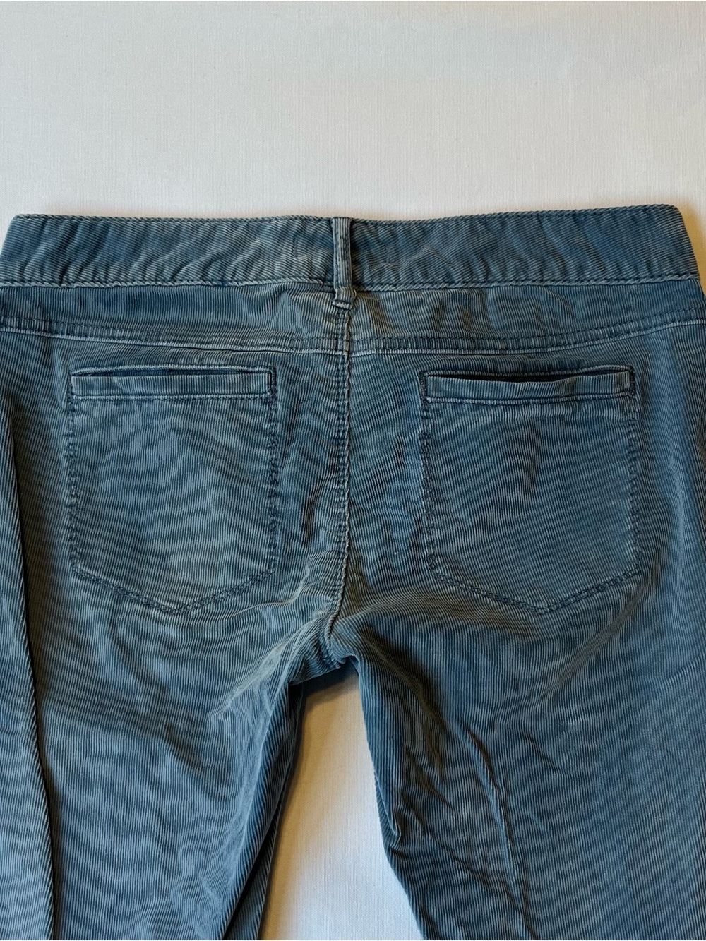 Free People Corduroy flare pants Low rise waist 29 Blue Y2K Womens Boho Festival - Picture 9 of 10